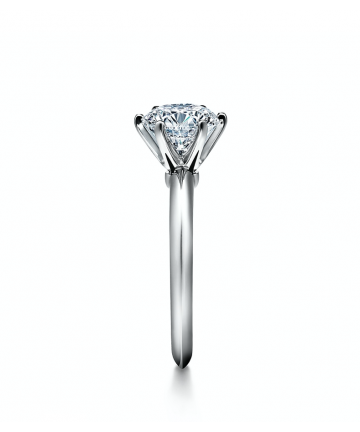 Помолвочное кольцо Tiffany True™ с бриллиантом СЕРЕБРО