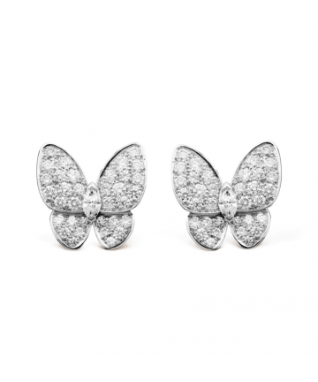 Серьги Two Butterfly VGOLD